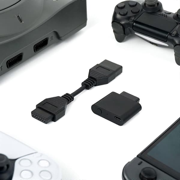 Bluetooth-kompatibel trådlös handkontrollsadapter för NEO·GEO MVS CDZ-konsol