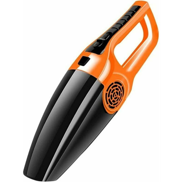 Bildammsugare DC 12 Volt 120W 3600RPM Cyklon Våttorr Bil Bärbar Strong Power Dammsugare Handdammsugare Orange
