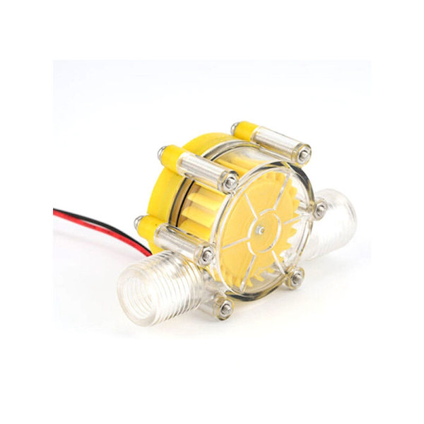 12V Mikro Hydro Generator Hane Pumpe Lys DIY Vandstrøm Rustfrit Stål Hydraulisk Mini Turbine Høj Effekt Hotel Husholdning 1stk (12V)