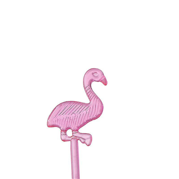 50 st Flamingo matpinnar Buffé Tårta Fruktgafflar Fest Tårta Dessert Dekor
