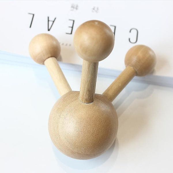 Universell trämassageapparat, naturlig färg