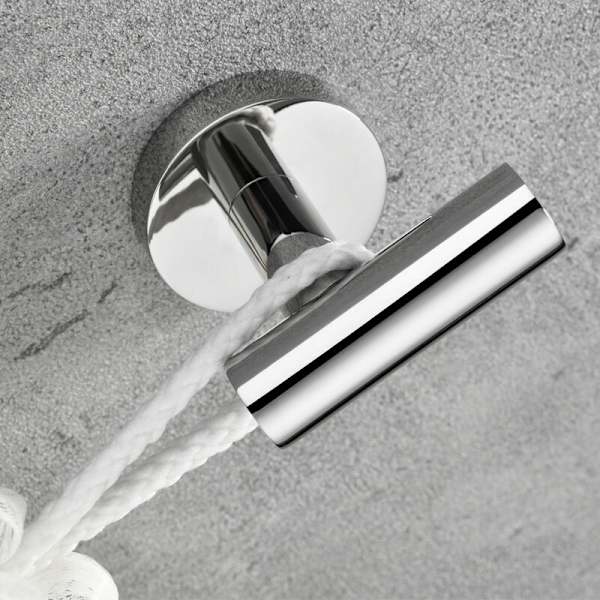 Knage til badekåbe, badeværelse, toilet, frakke, håndklæde, hat i rustfrit stål, multi-valg