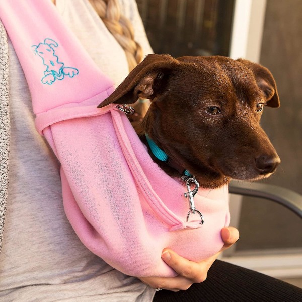 Hund- och kattselebärare Handsfree Vändbar Papoose-väska för sällskapsdjur - Mjuk påse och väska Lämplig för valpar, små hundar och katter för utomhusbruk
