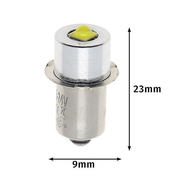 P13.5s LED-ficklampa glödlampa hög effekt uppgradering LED-glödlampa ersättningskonverteringssats 2-pack