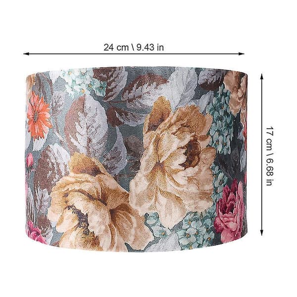 1 st Blomstermönstrad Lampskärm