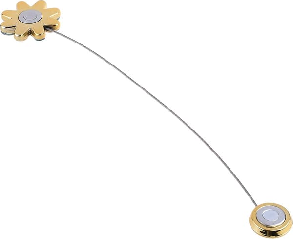 2 par magnetiska gardinklämmor utan stansning Gardinkabel slips Magnet spänne