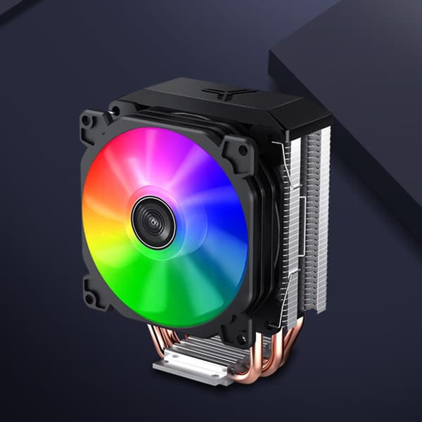 Tyst Pwm Rgb Pc Cpu Kylfläkt För Stationär Dator Kylfläns Kylare Radiator