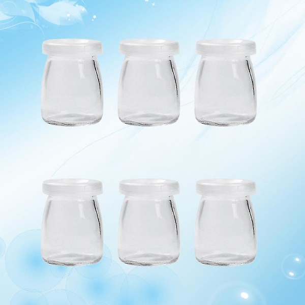 4 st Glas Yoghurtburkar
