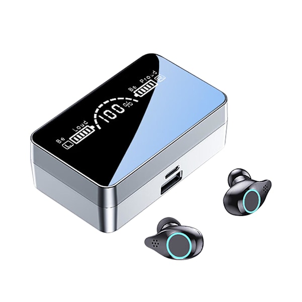 Bluetooth headset 72 timmar lång batteritid Svart