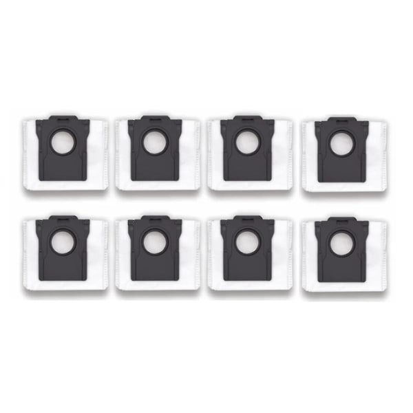 8 st dammsugarpåsar i non-woven för Bot X30pro Ultra X30pro Plus robotdammsugare