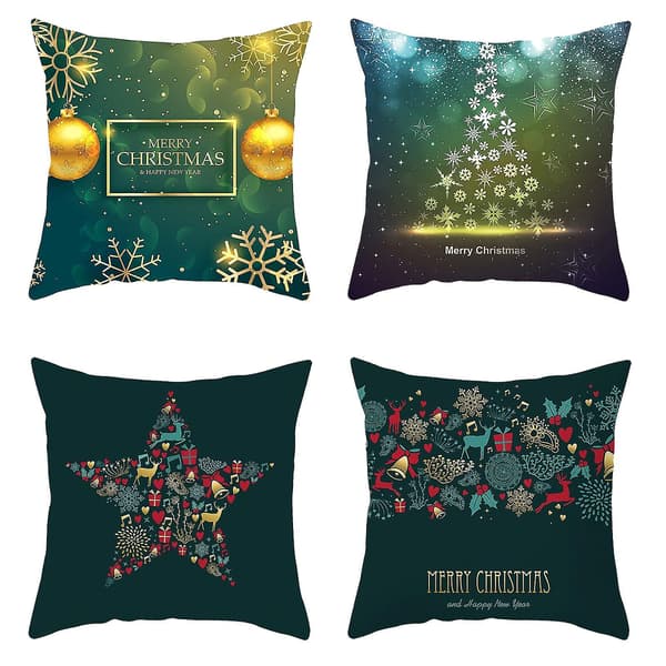 Hemma Jul Dekoration Kuddfodral Överlevde Familjen Kuddfodral Kuddfodral