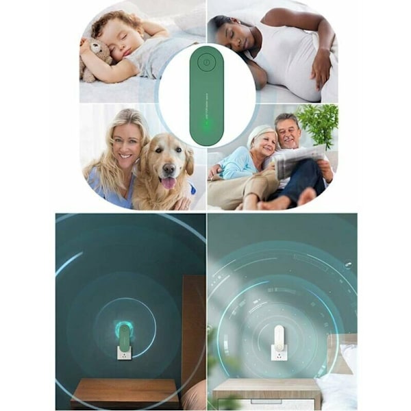 2-pack ultraljudsmyggavvisare, ultraljudsinsektsavvisare, elektronisk myggavvisare