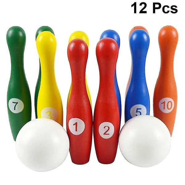 1 set Bowling set i trä