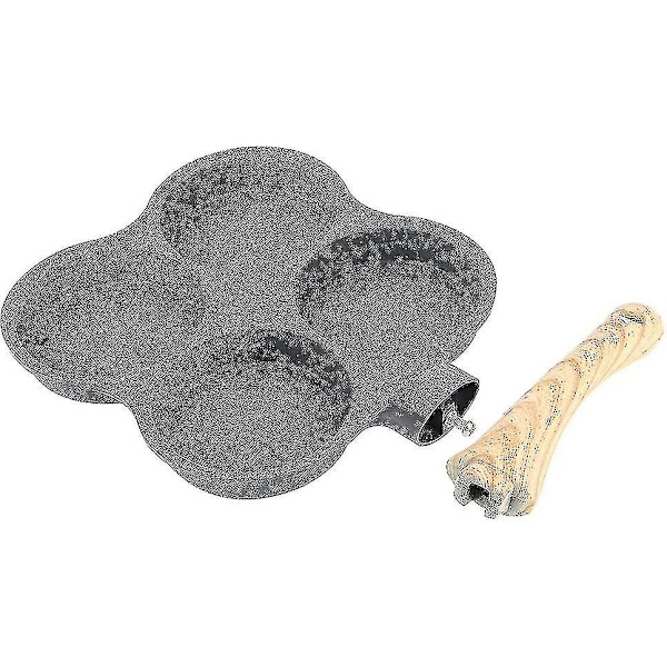 Äggpanna Omelettpanna Stek, 4-håls Omelettpanna Non-stick Stekpannor, Frukostpannkaksmaskin För Induktionskokare Gasspis