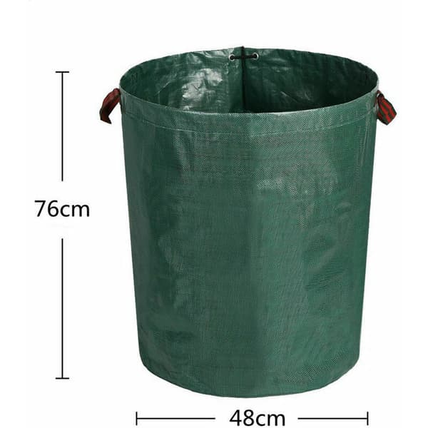 Reissfeste Gartensäcke PP-Gartenabfallsäcke Gartenabfallsack mit Griff - 120L