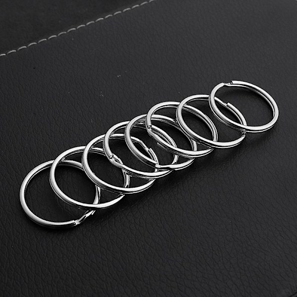 50-pack 0,8 tum mini split ring med dubbla öglor små metallringar kontakter för smycken halsband armband örhängen hantverk prydnader och gör-det-själv