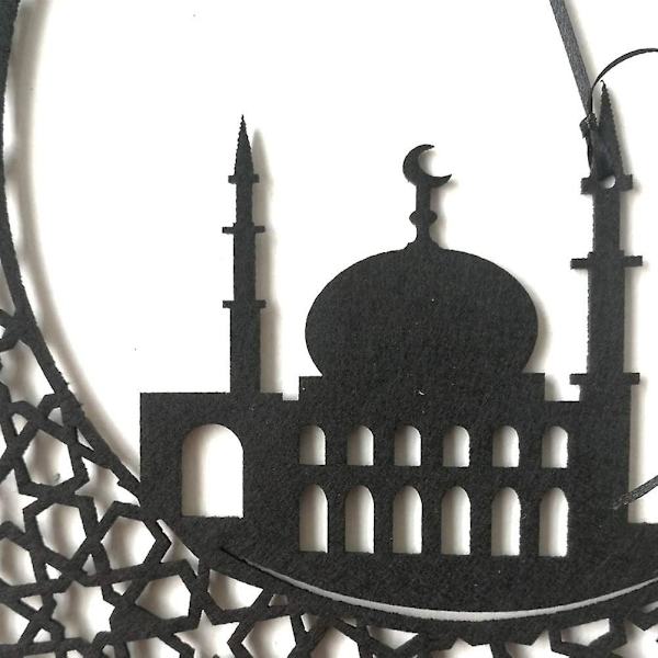 Glad Eid Little Byram Känn dig vacker Hängande semesterfestkollektion Hembutik (Svart)