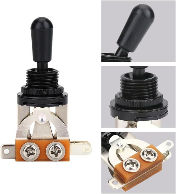 3-vägs gitarrväljare, metallgitarr pickups