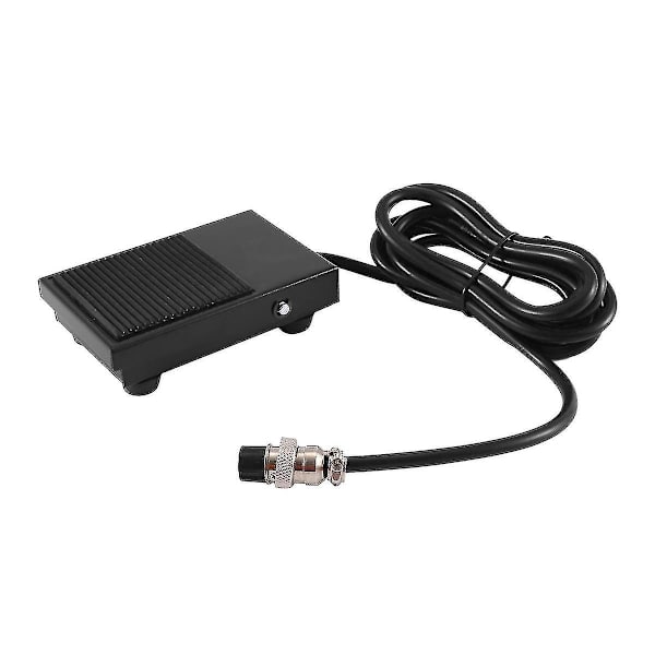 2-polig fotpedalströmbrytare Handsfree Kompatibel med Tig Atgw Plasmaskärning Skärare Svetsare Spot-1