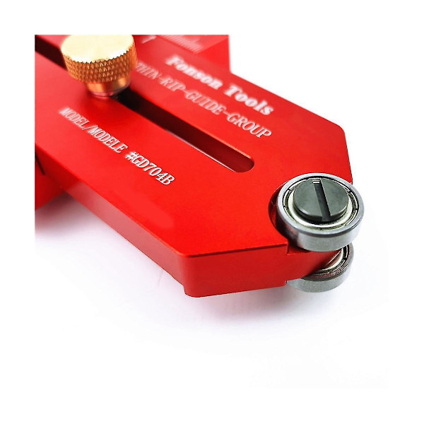 Snickeri tunn rip bordssåg jig robust aluminiumlegering bräda skärguide verktyg exakt konturmodul bräda