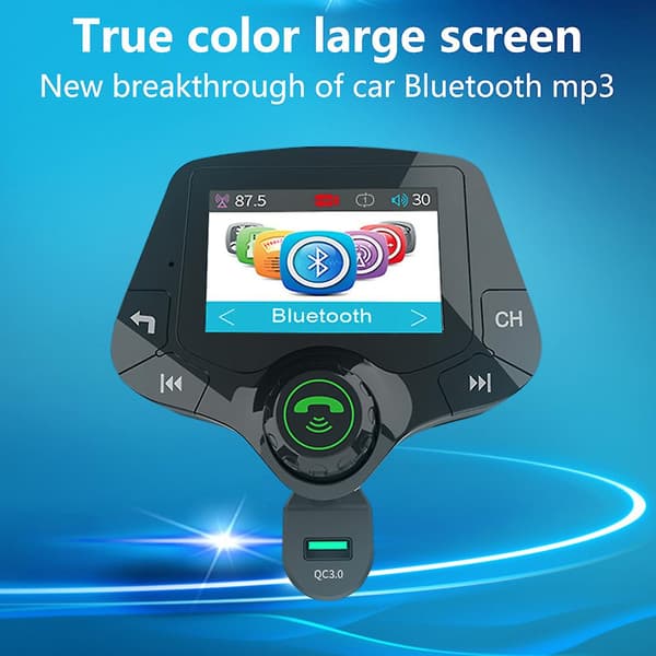 Usb-laddningsbil Dab/dab+adapter, 2\" Display Dab Digital Radio Bluetooth