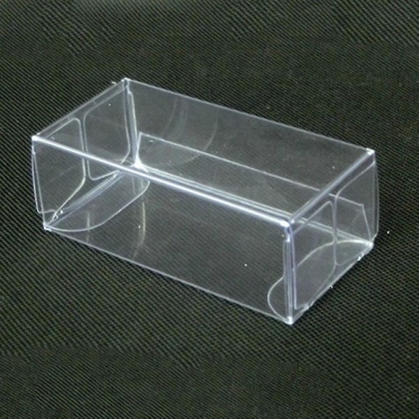 25 X 1:64 Klar Plast Pvc Display Box Case Show För modell Leksaker Förvaring Bil Box