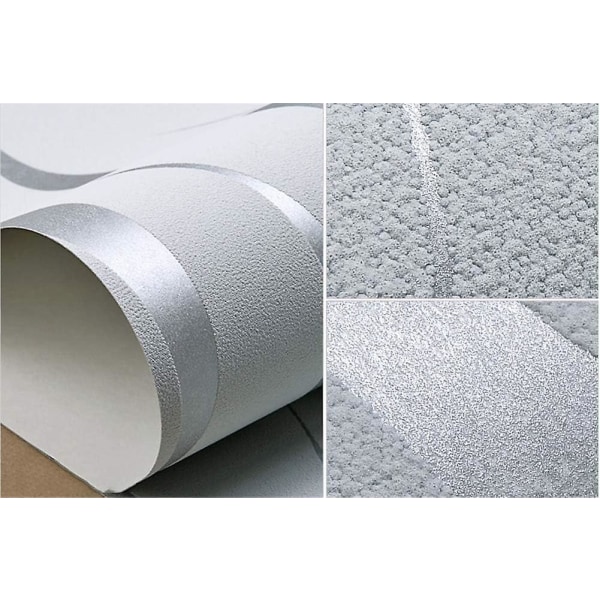 Randig tapet, heminredning kontaktpapper, avskalningsbar högkvalitativ non-woven tapet, 0,539,5 m