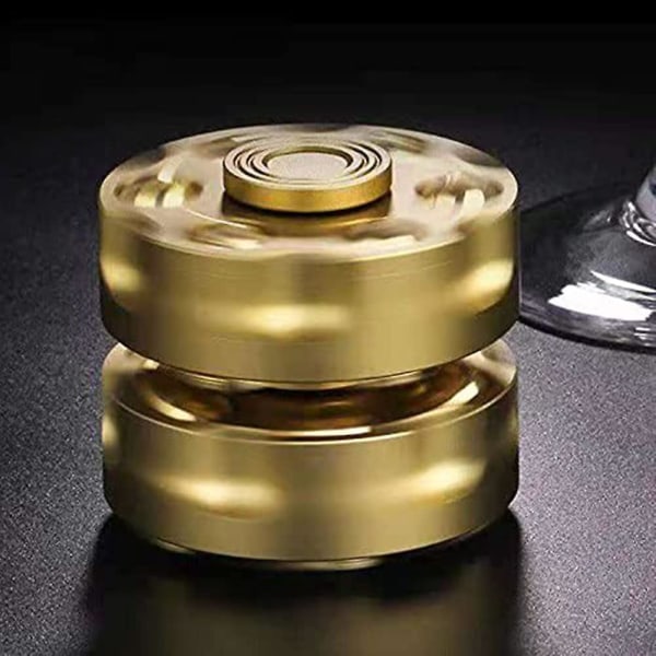Vuxna Barn Cool Metal Fidget Spinner Leksak Legering Finger Spin Leksak Spinning Cube Toy