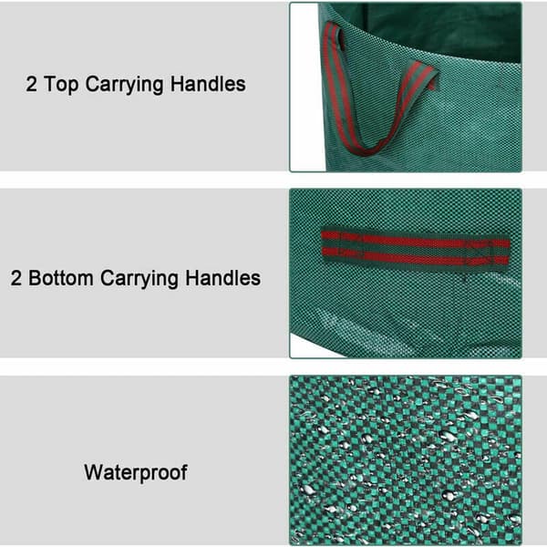 Reissfeste Gartensäcke PP-Gartenabfallsäcke Gartenabfallsack mit Griff - 120L