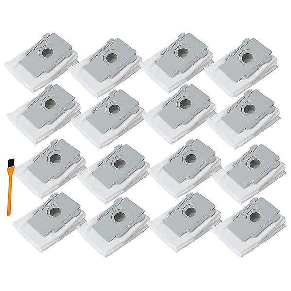 16-pack dammsugarpåsar för iRobot Roomba I7 I7+/i7 Plus E5