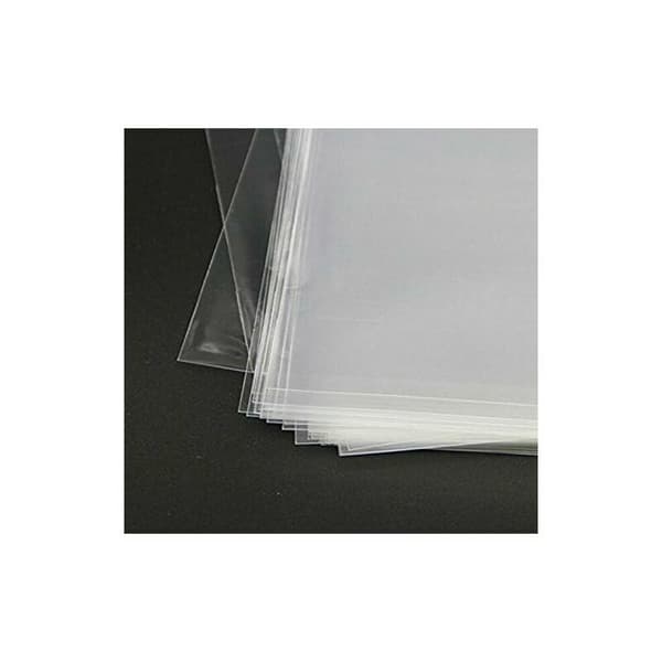 200-pack transparenta återförslutningsbara cellofanpåsar 12,7 x 17,8 cm