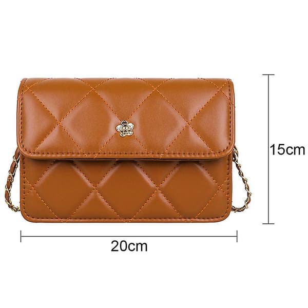 Crossbody-väskor för kvinnor, clutchväska, handväskor, damplånbok, kedjeremsväska