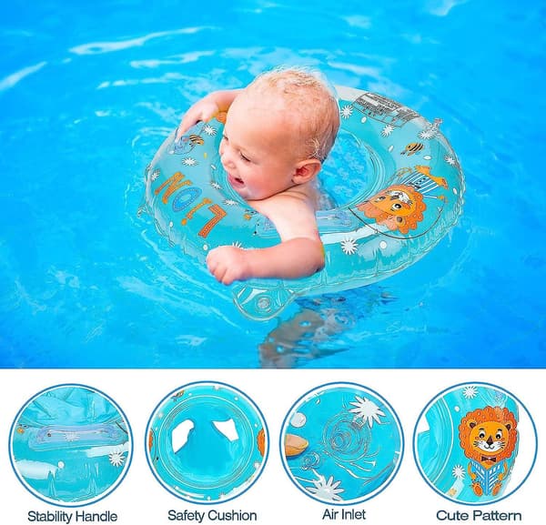 Babysimringar, babysimhjälpmedel, babyflottar, uppblåsbara simringar