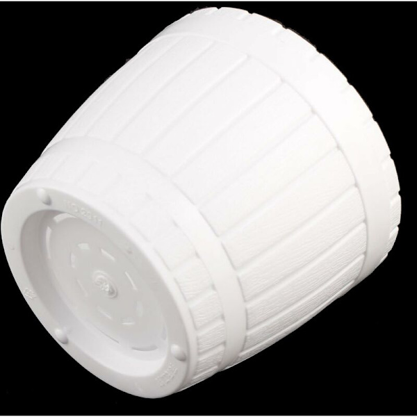 Sourcing map Blomkruka Växt Ört Plast Cylinder Grönsak Hem Trädgård Vit?