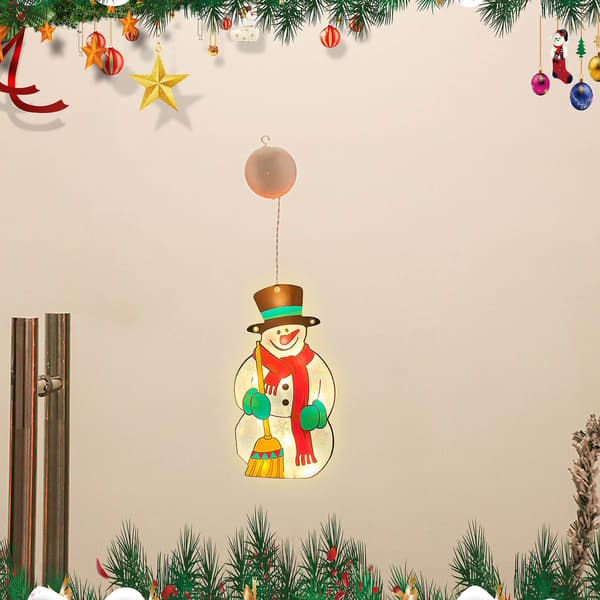 Christmas Snowman ljus och skugga version