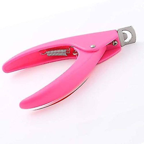Professionell akryl nagelklippare nagelspets trimning rosa