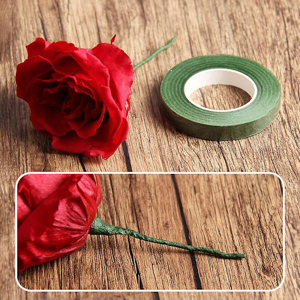 2 rullar blomstertejp för bröllopsbuketter, brun