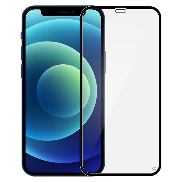Skärmskydd för Apple iPhone 12 Mini Fingeravtrycksresistent - Svart-1
