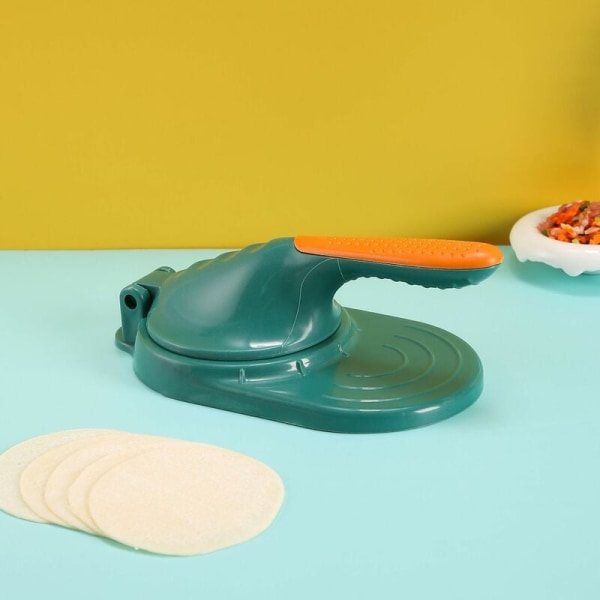 Köksredskap plast dumpling hud arv handgjorda bulle gör form pressa deg verktyg matlagning bakverk DIY dumpling maskin grön