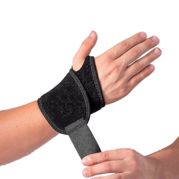 2-pack justerbart sportarmband, handledsstöd, smärtlindring