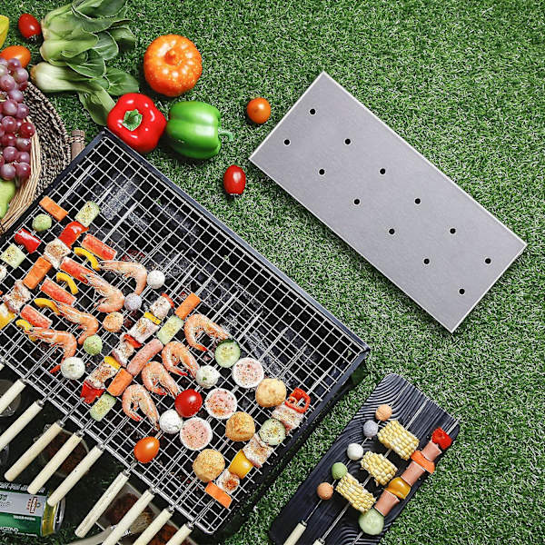 Grillspån, rökbox för kött