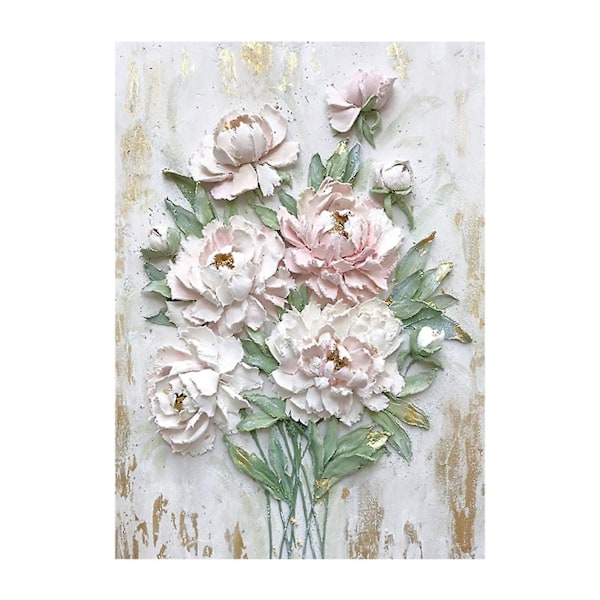 Dekorationer Konstblomma Canvas Print Konstmålning Hemvägg Dekor Oinramad 30x40cm