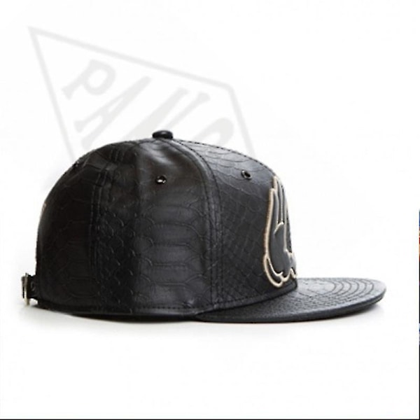 Flatbush keps mode hiphop läder huvudbonad snapback keps för män kvinnor vuxna utomhus casual sol baseball keps