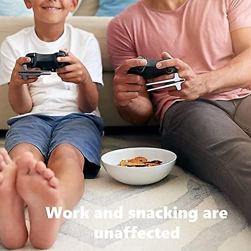 Snack Finger Chopsticks, 4 st plastpinnar för gamers lata hjälppinnar Håll händerna rena