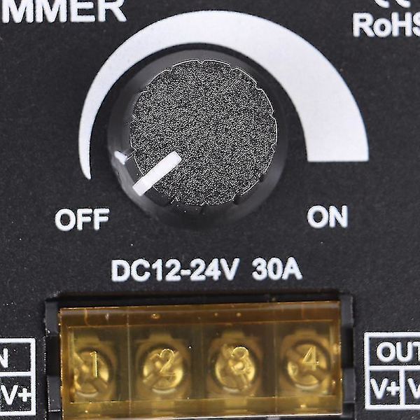 1 st DC12v-24v LED-dimmer 30a 360w justerbar remsa för enfärgad 5050/3528 Shytmv