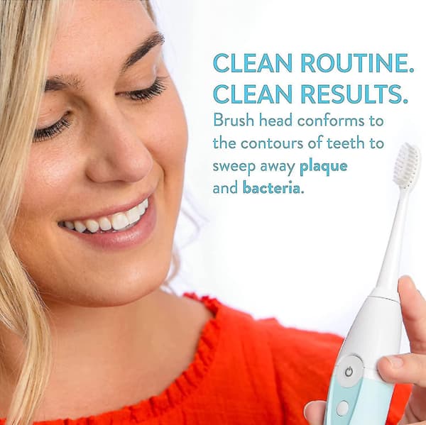 Clean Sonic Elektrisk Tandborste Ersättningshuvud, 3-pack, Vit