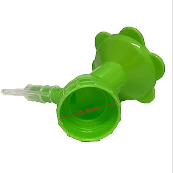2-pack flasköverdelssprinkler, 2-i-1 bevattningstoppsprinkler, lämplig för bevattning av plastflaskor