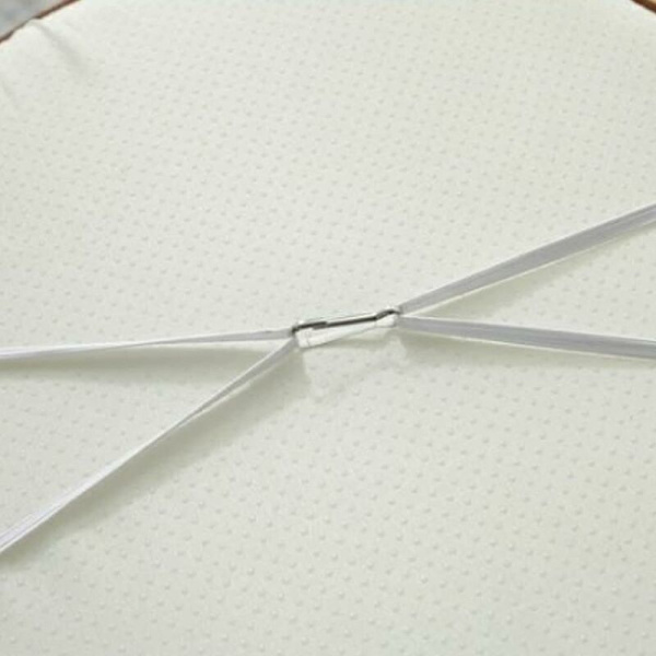 Rund pallstolsdyna, tunn sval sitsdyna, rund bomullsstol med slips för trädgård matsal kök uteplats-B diameter 30 cm (12 tum)