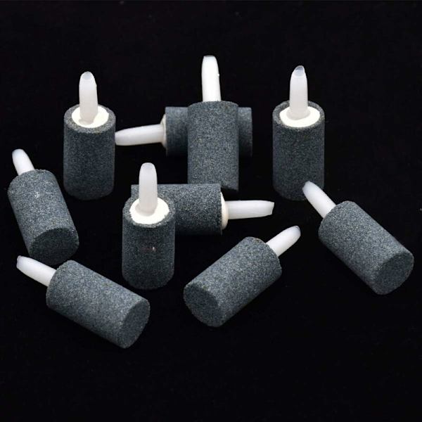 Akvarieluftsten, 6 st Aquarium Fish Tank Cylinder Bubble Diffuser för fisktankluftpump