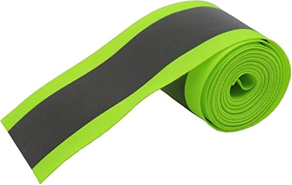 Reflekterande säkerhetstejpremsväst sydd reflexband 5*3cm (grön)